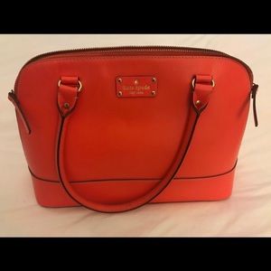 Kate Spade bag, beautiful (roast)orange
